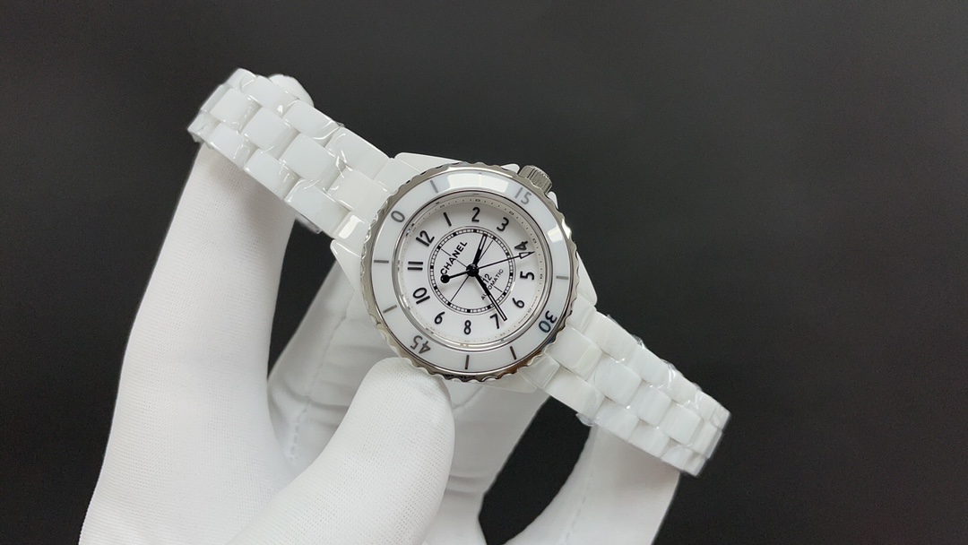 Chanel J12 White Ceramics 33mm Automatic Watch: Top Quality Live Production Shots - 图片 2