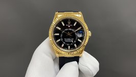 Rolex Sky Dweller Copy
 Watch Black Gold Yellow