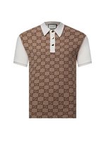 High Quality Replica Designer
 Gucci AAA
 Clothing Polo Apricot Color Blue