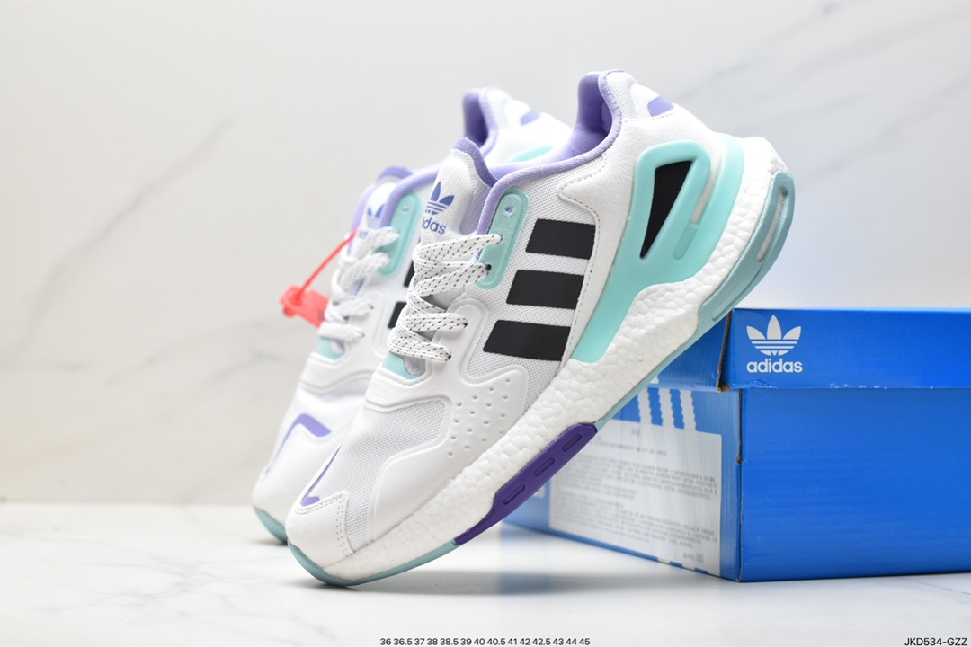 Brand new Adidas AD Clover Originals 2020 Day Jogger Boost jogger series high elastic retro casual sports running shoes HO3262