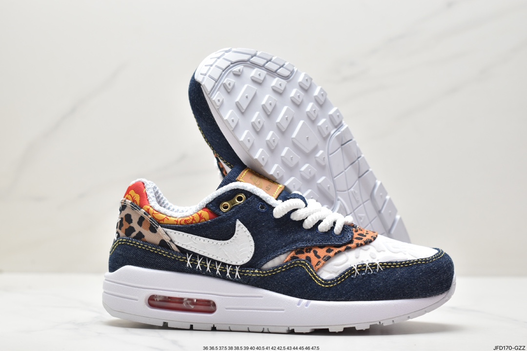170 Nike Air Max 1 PRM耐克半掌气垫复古跑步鞋 FJ4452-432