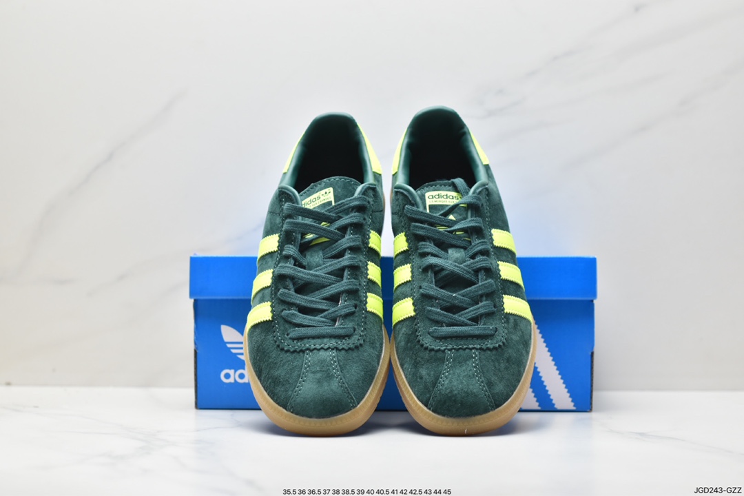 Clover Adidas BERMUDA pig leather retro sneakers series