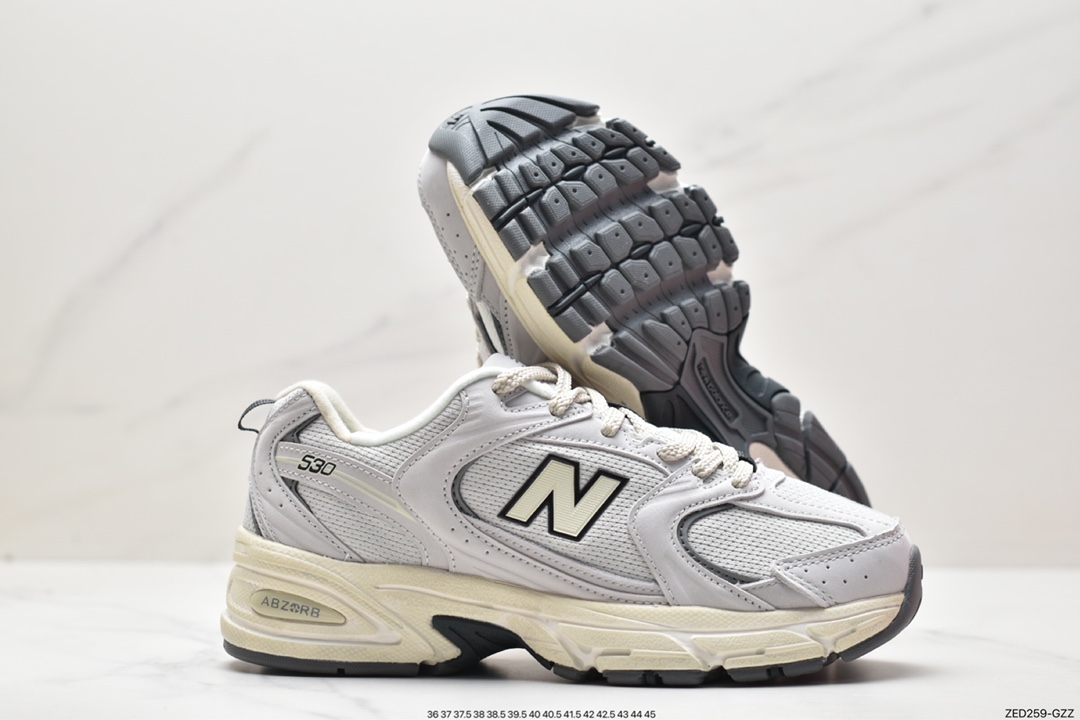 260 新百伦 NB/New Balance MR530系列复古老爹风网布跑步休闲运动鞋 MR530DG