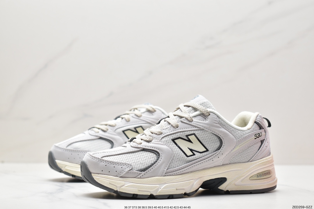 260 新百伦 NB/New Balance MR530系列复古老爹风网布跑步休闲运动鞋 MR530DG