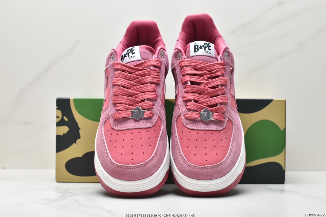 Japan's Harajuku fashion brand A Bathing Ape BAPE Sk8 Sta Low SK8 series low-top casual sports skateboard shoes