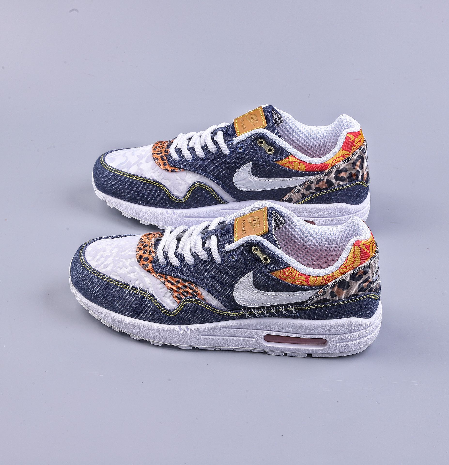 200 Nike Air Max 1 Tavas Max87小气垫 牛仔拼接 FJ4452-432