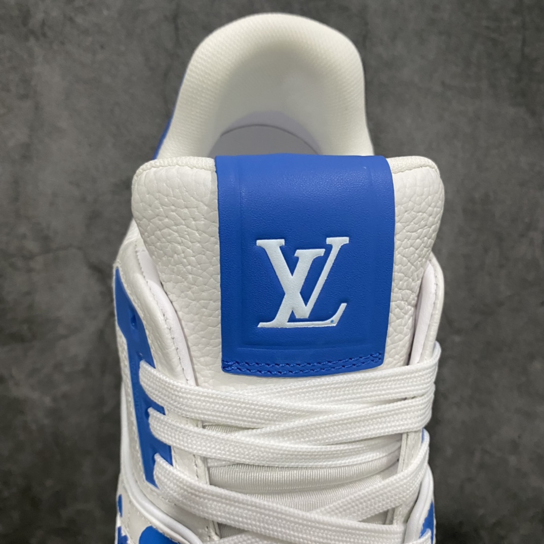 [Adhesive-free top version] LV Trainer series high-end luxury sports shoes available for delivery on the same day