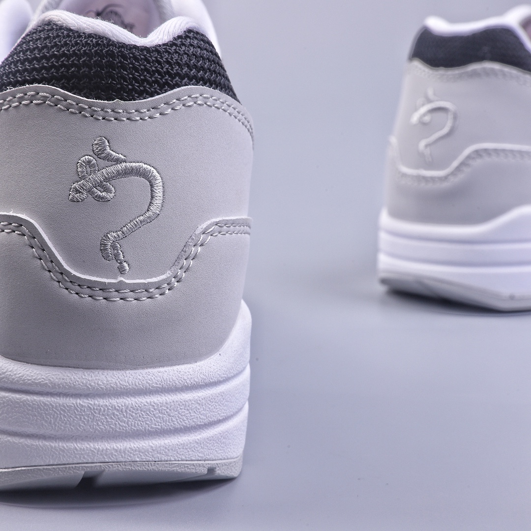 220 Nike Air Max 1 JW 复刻白灰白 纯原版本 复古休闲跑步鞋 FD9081-001