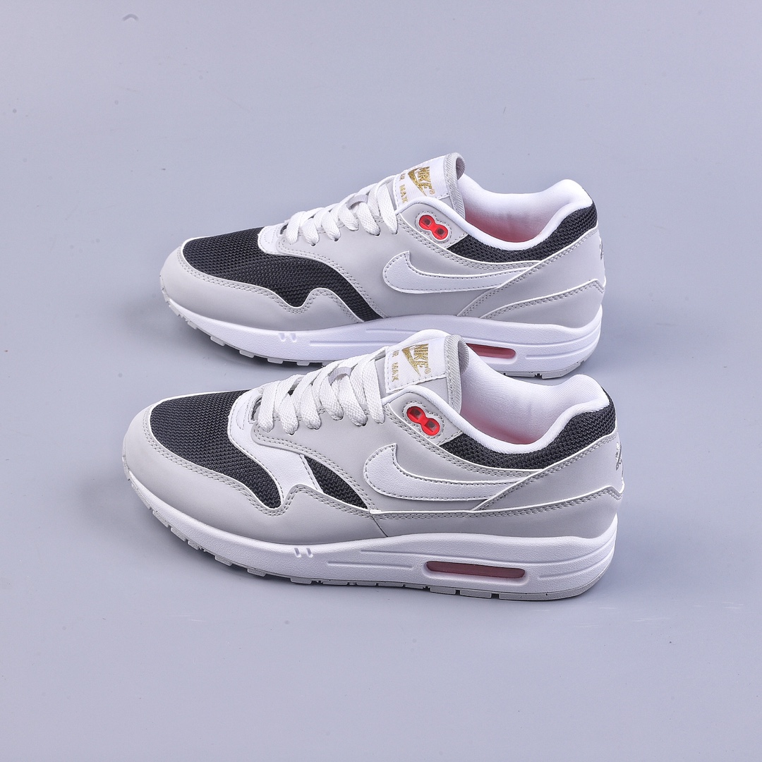 220 Nike Air Max 1 JW 复刻白灰白 纯原版本 复古休闲跑步鞋 FD9081-001
