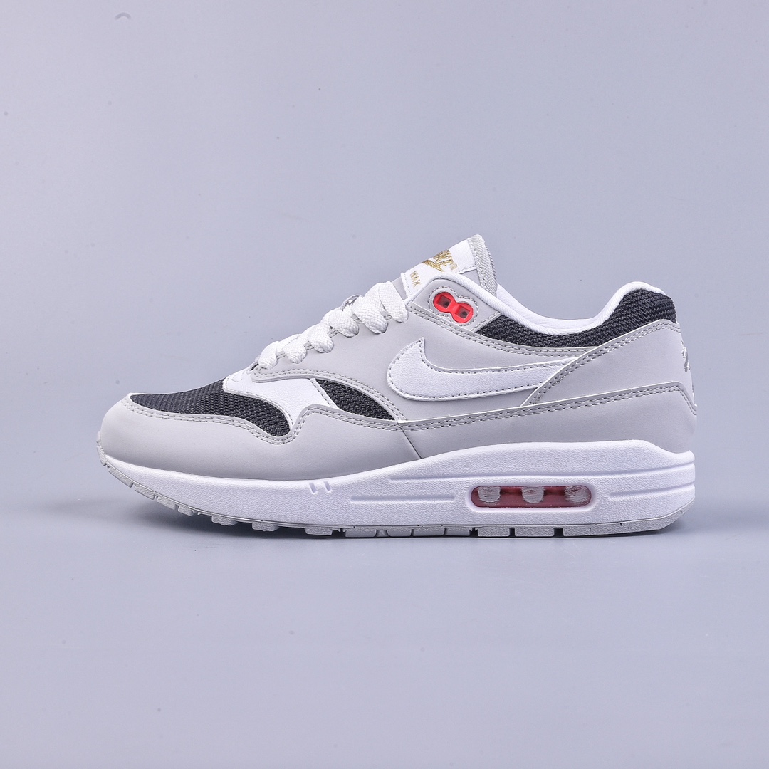 220 Nike Air Max 1 JW 复刻白灰白 纯原版本 复古休闲跑步鞋 FD9081-001