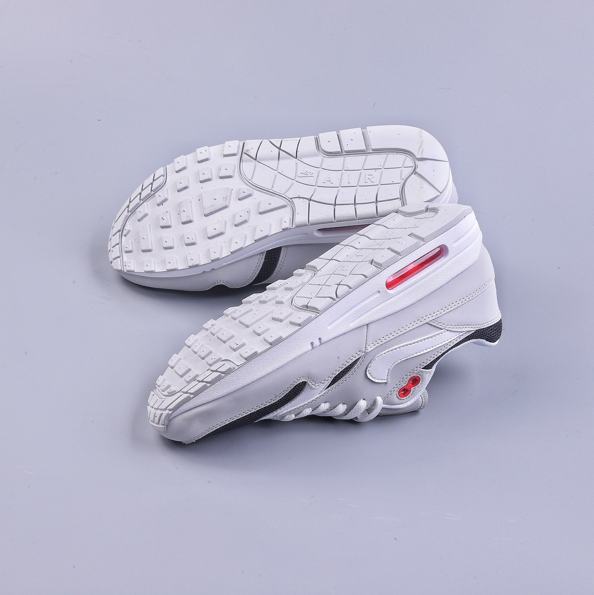 220 Nike Air Max 1 JW 复刻白灰白 纯原版本 复古休闲跑步鞋 FD9081-001