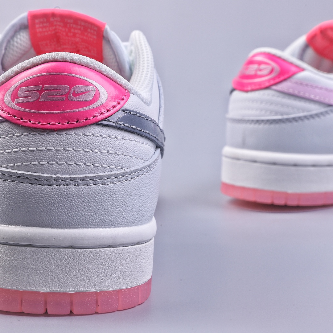 210 Nike Dunk Low 520 ”Summit White & Pink Foam” 粉白 FN3451-161