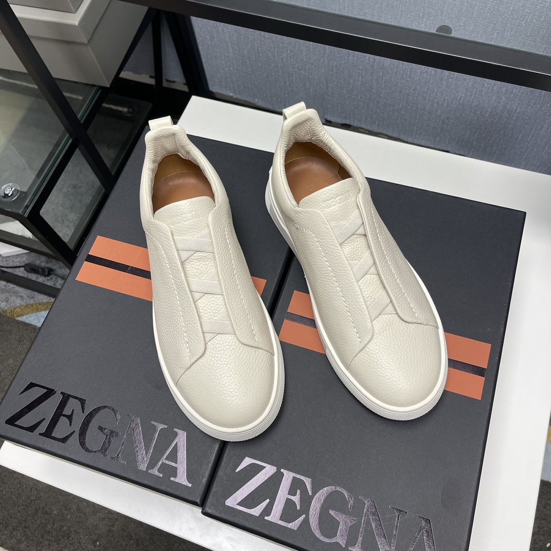 Qualité parfaite
 Zegna Chaussures De Sport Chaussures Décontractées En ligne du concepteur chinois
 Couleur beige Hommes Cuir de vache Deerskin Caoutchouc Le TPU Peu importe