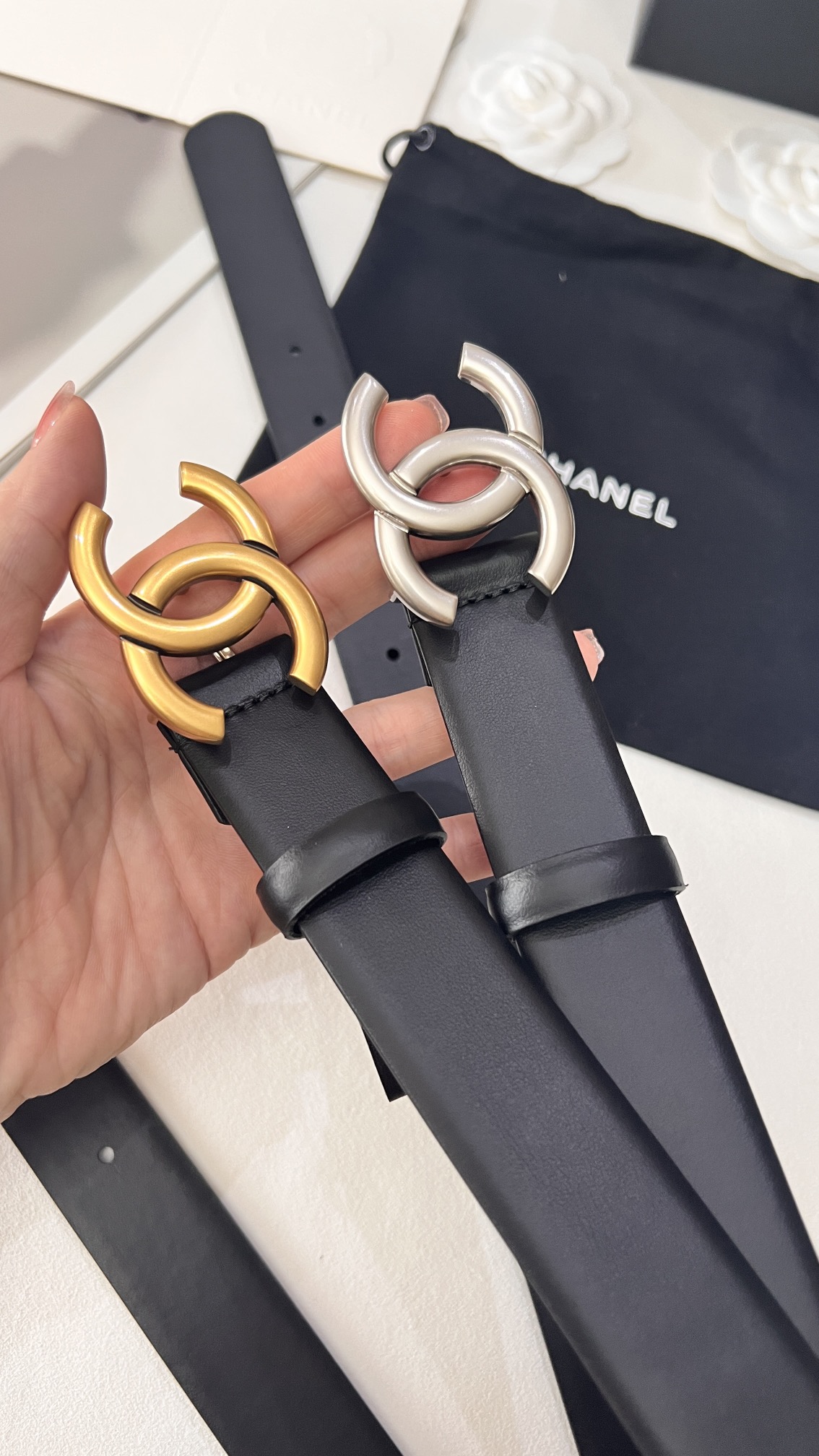 Best Wholesale Replica
 Chanel Belts Vintage Gold Calfskin Cowhide