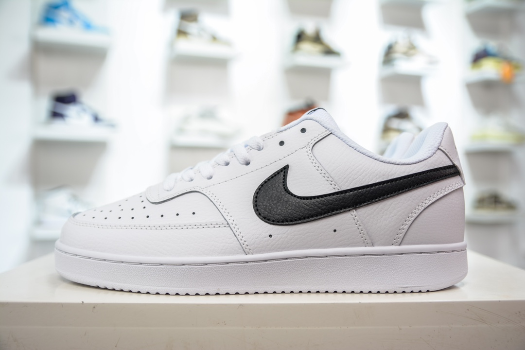 150 E Nike Court Vision Low 白黑 低帮百搭透气休闲运动板鞋 CD5463-101
