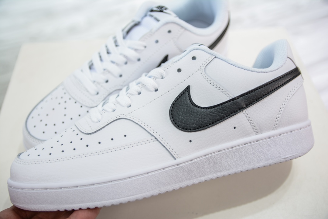 150 E Nike Court Vision Low 白黑 低帮百搭透气休闲运动板鞋 CD5463-101