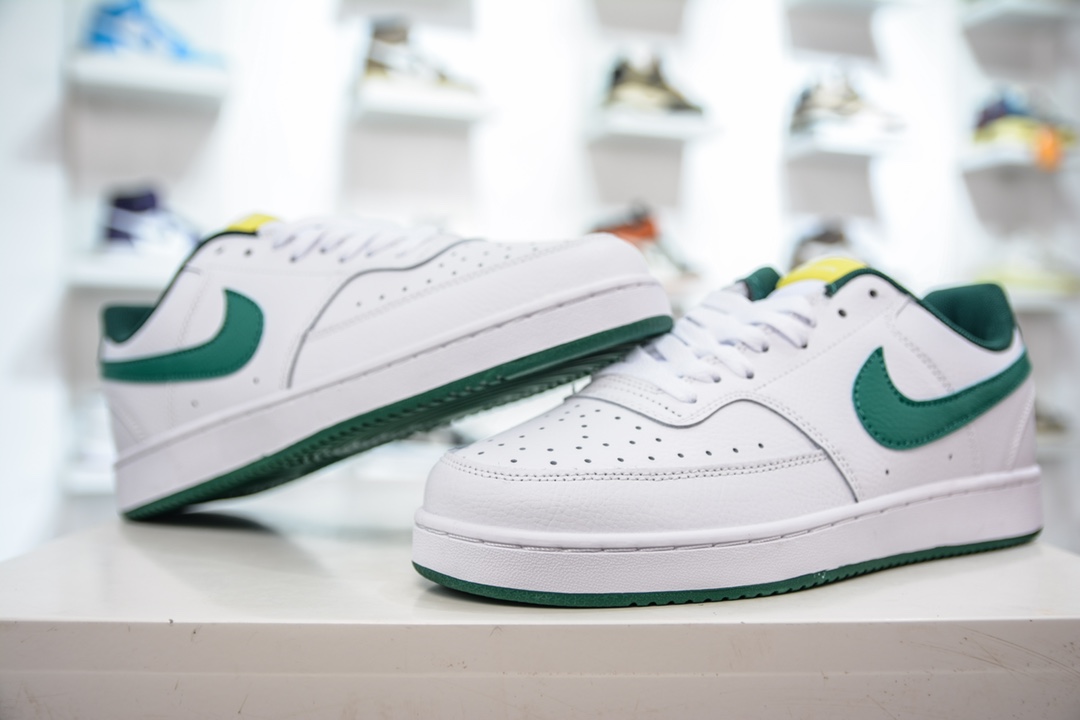 150 Nike Court Vision Low 白绿 低帮百搭透气休闲运动板鞋 FN3447-131