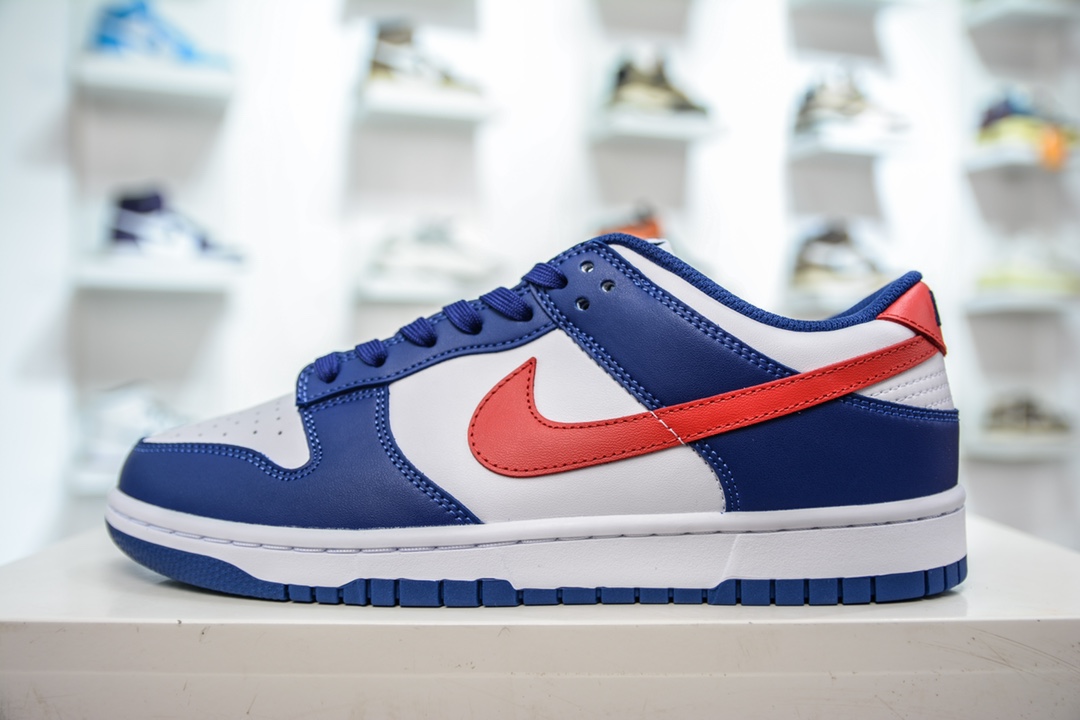 180 E Nike Dunk Low ”Whithe and University Red” 白蓝红 DD1503-119