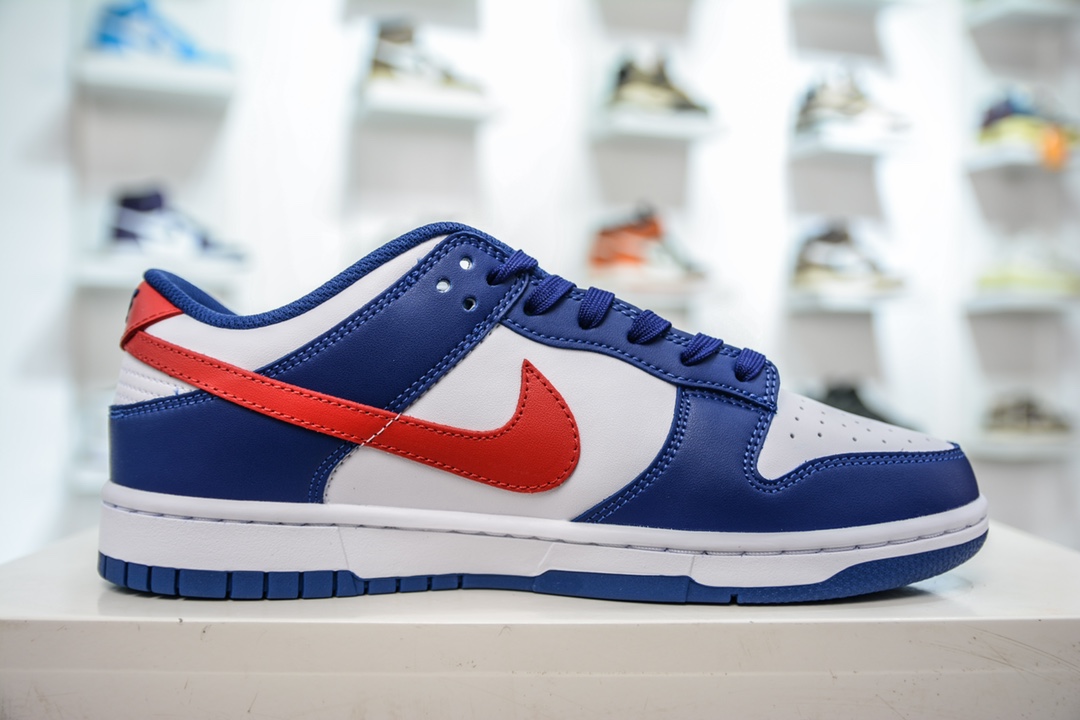 180 E Nike Dunk Low ”Whithe and University Red” 白蓝红 DD1503-119