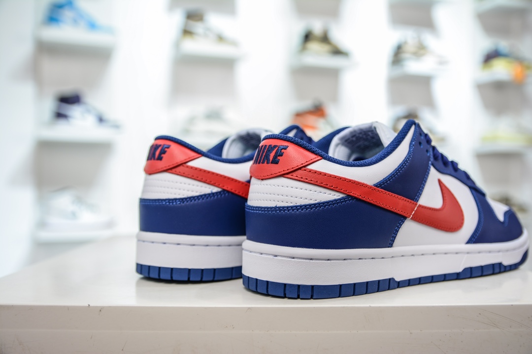 180 E Nike Dunk Low ”Whithe and University Red” 白蓝红 DD1503-119