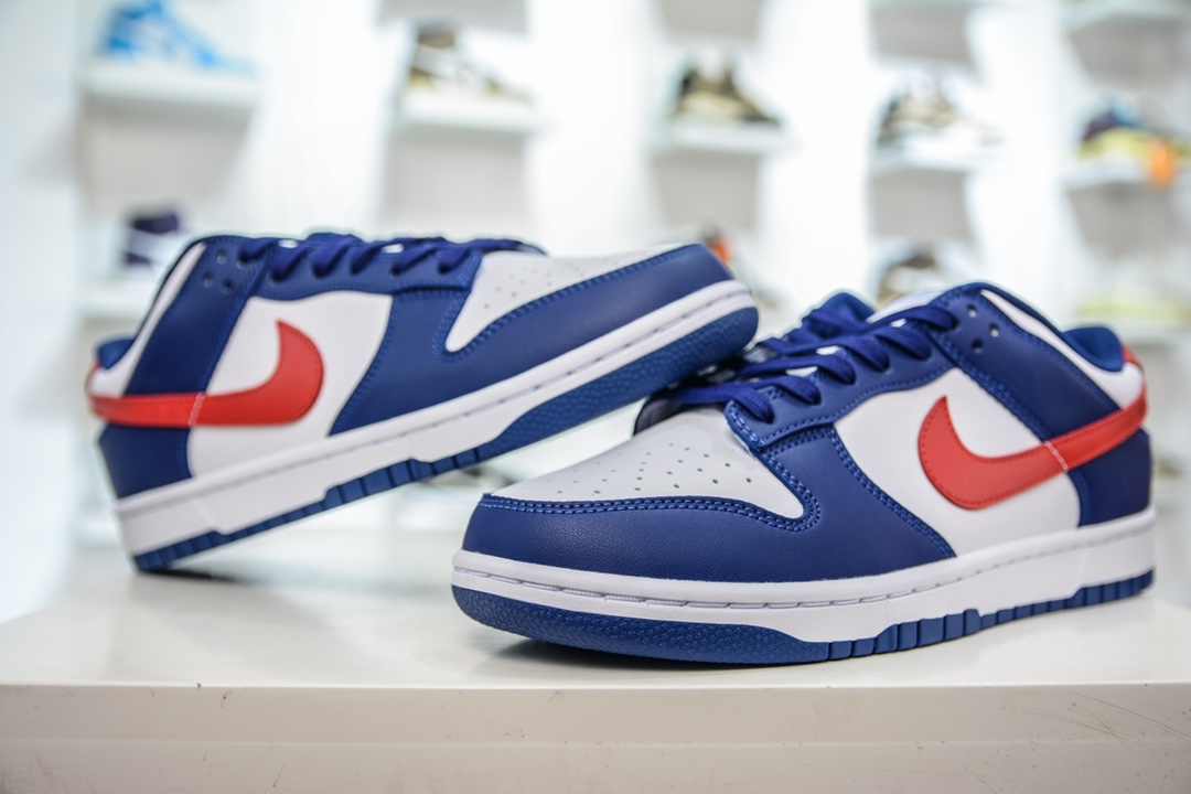 180 E Nike Dunk Low ”Whithe and University Red” 白蓝红 DD1503-119