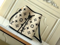 Louis Vuitton Bucket Bags Embroidery Cotton Raffia Summer Collection Beach M23080