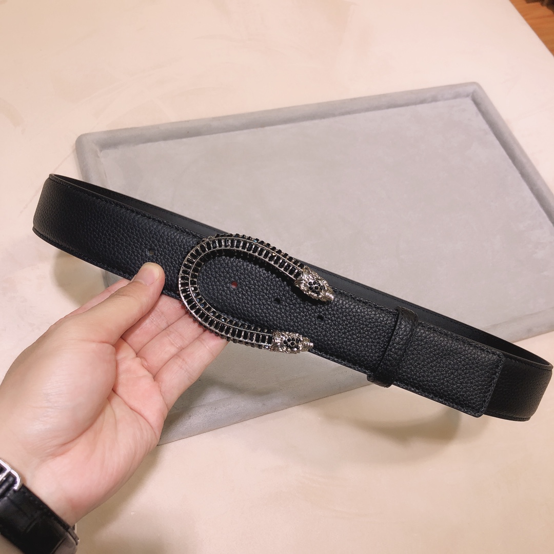新款古奇Ｇｕｃｃｉ珐琅水晶蛇形五金扣