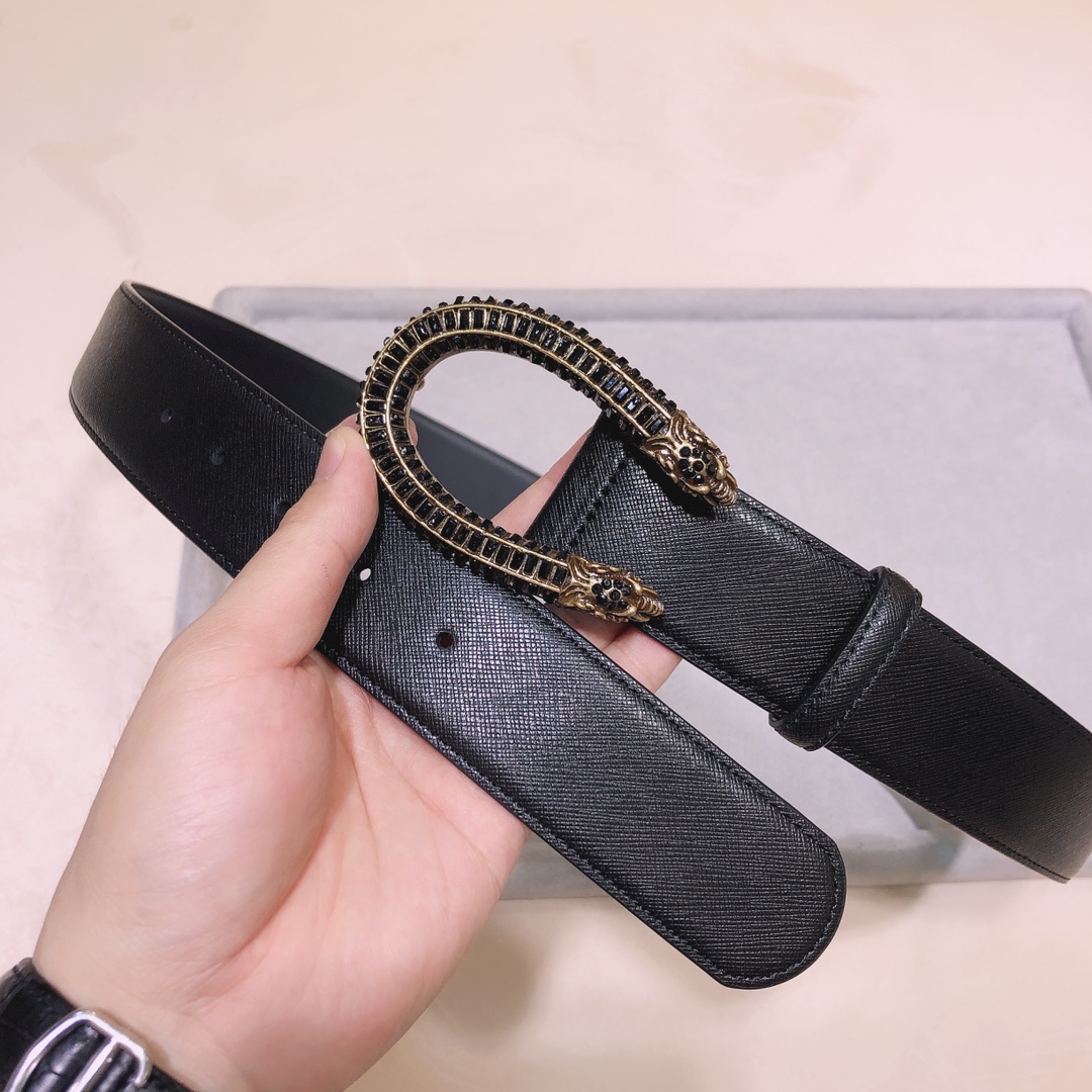 新款古奇Ｇｕｃｃｉ珐琅水晶蛇形五金扣