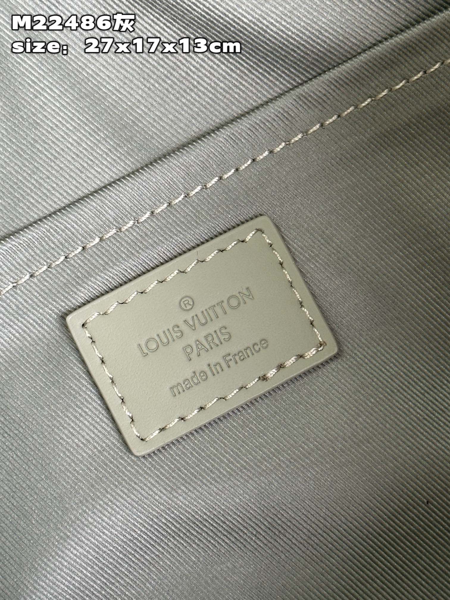 顶级原单M22486灰本款CityKeepall手袋选用牛皮革皮革饰边和金属件讲述路易威登Keepall