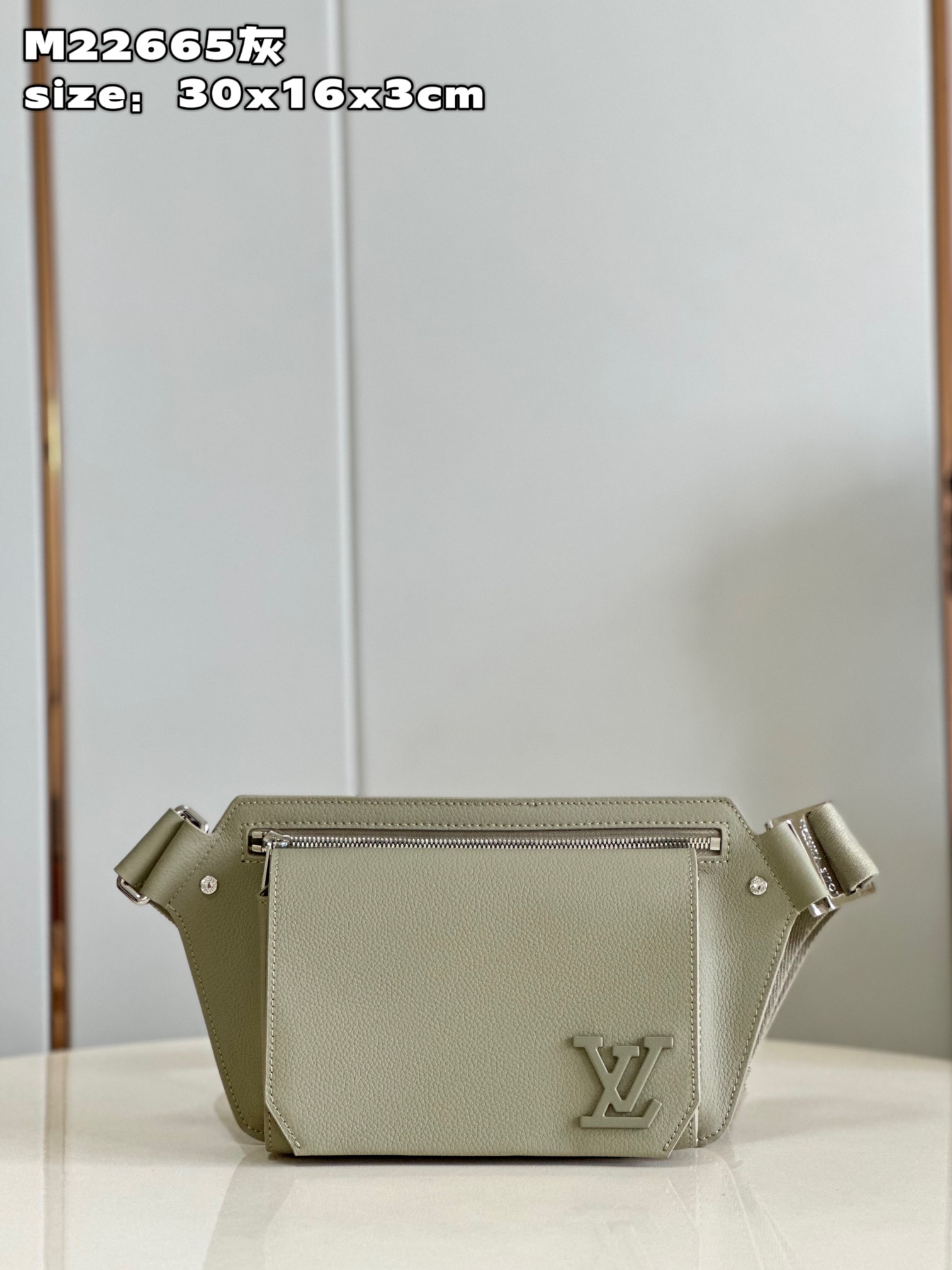 Louis Vuitton Crossbody & Shoulder Bags Grey Cowhide M22665