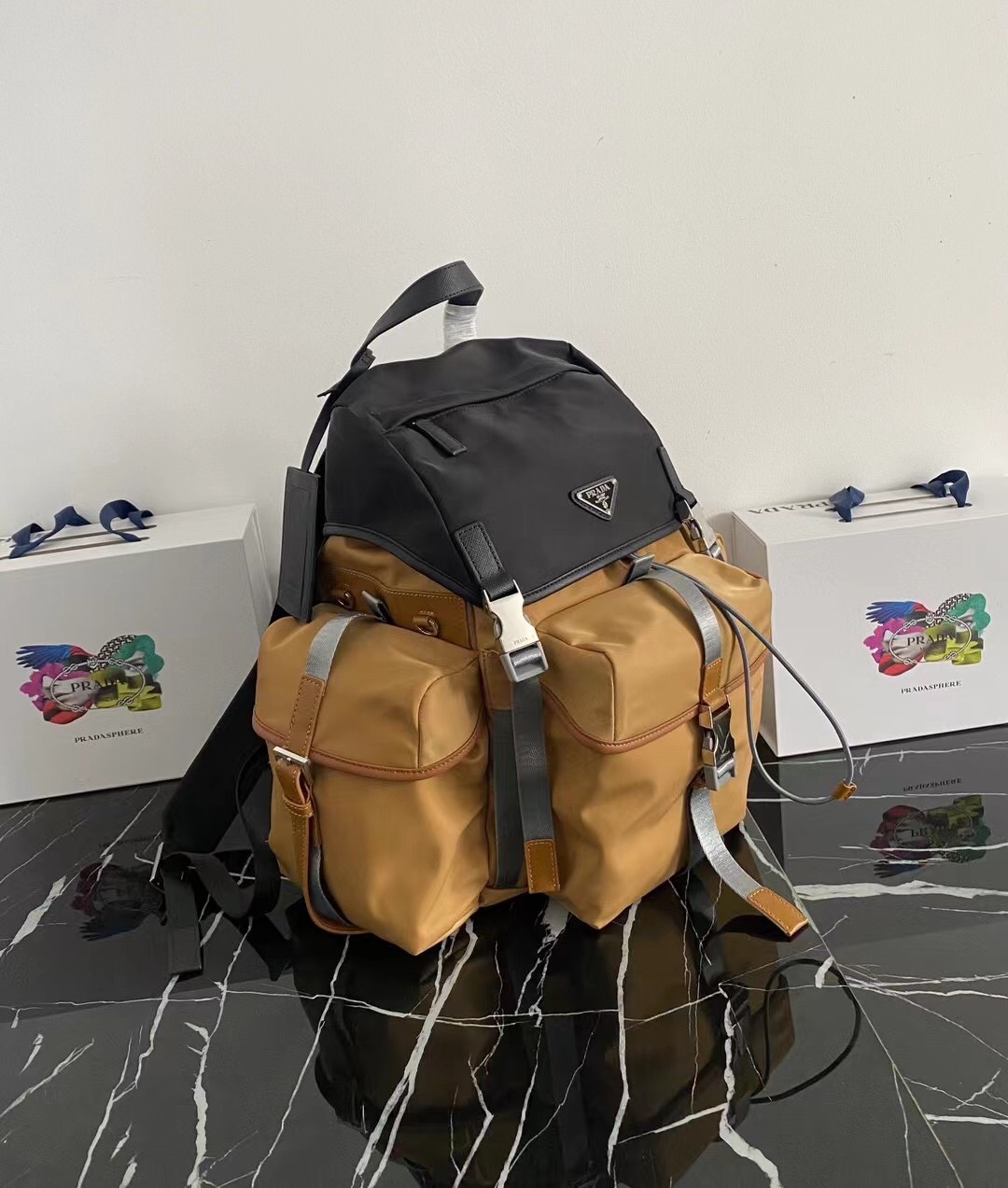 新作 肩掛けバック Saffiano レザー スタイリッシュ