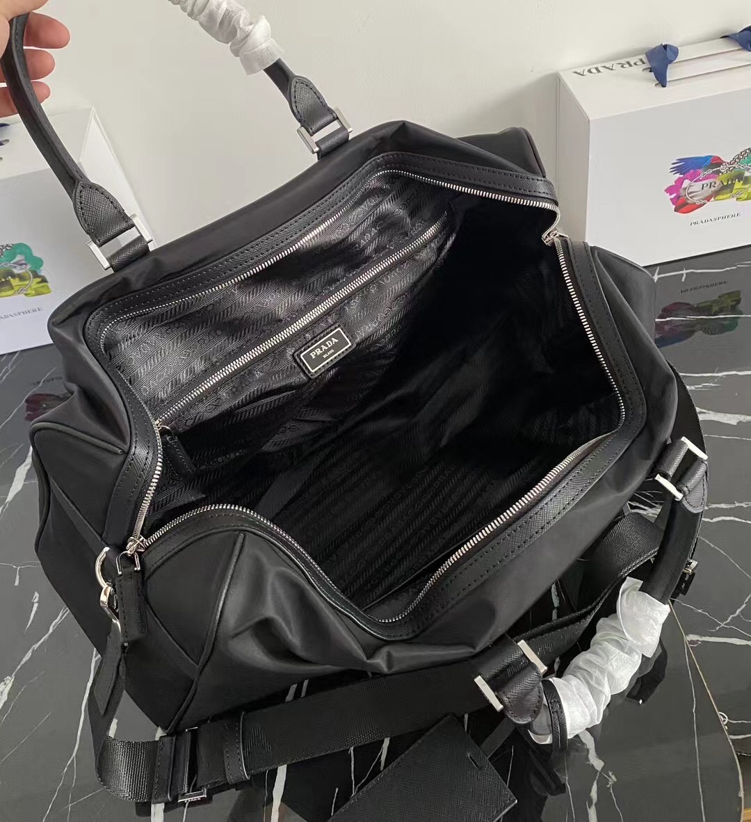 旅行ブランド クラシック トラベルバッグ 軽量 パラシュート生地