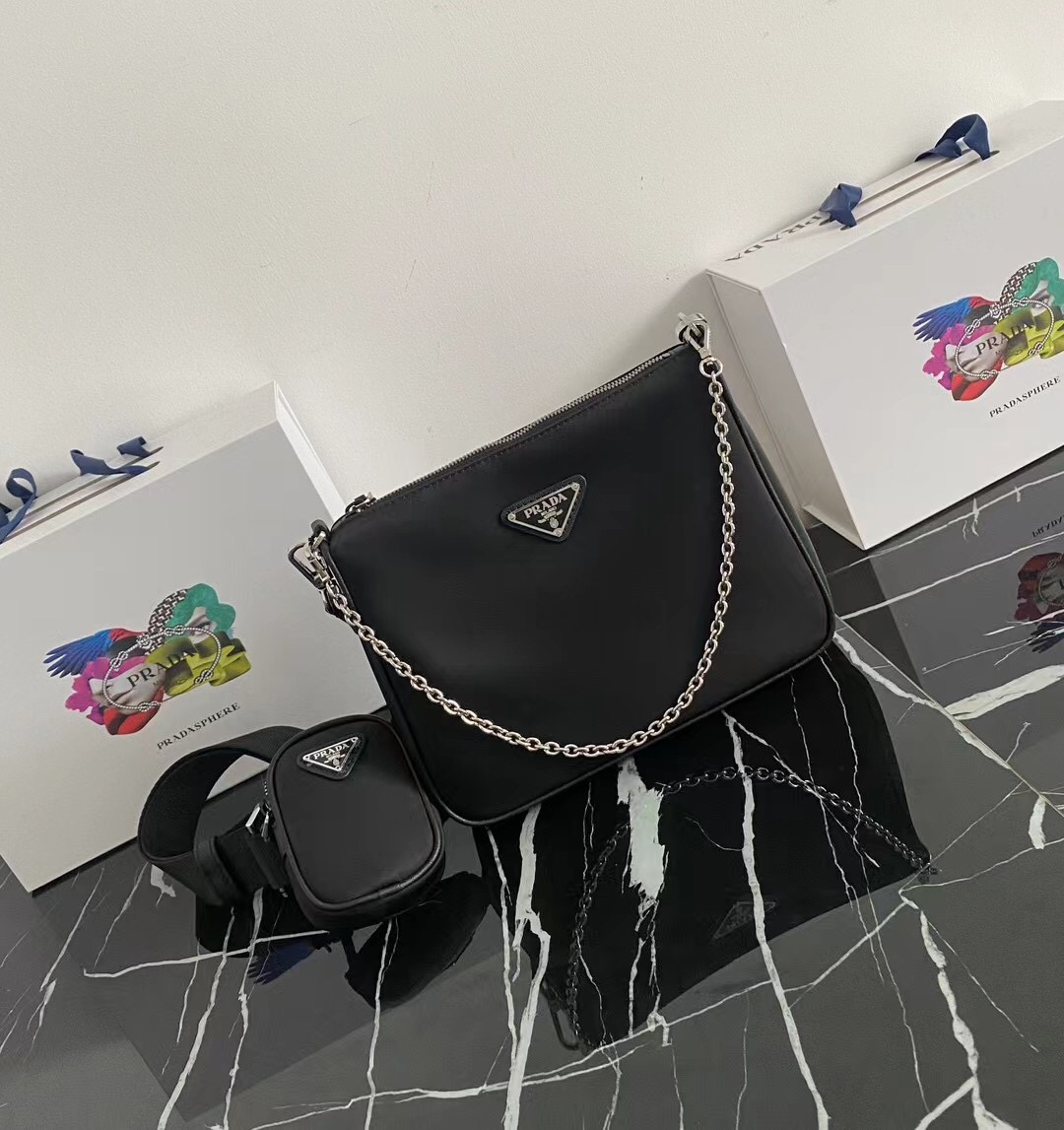 Prada Luxury Designer Handbag Shoulder Crossbody Bag crafted in premium