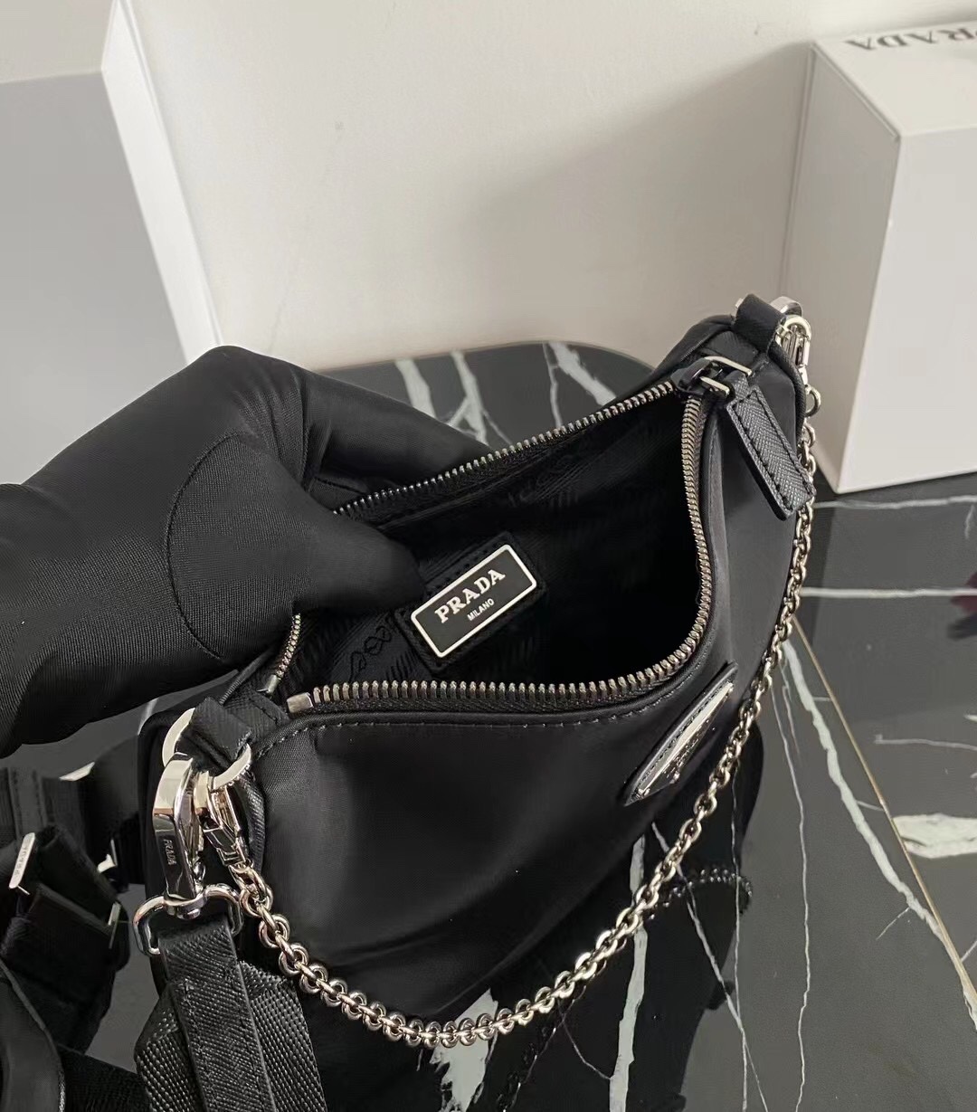 Prada Luxury Designer Handbag Shoulder Crossbody Bag crafted in premium 9