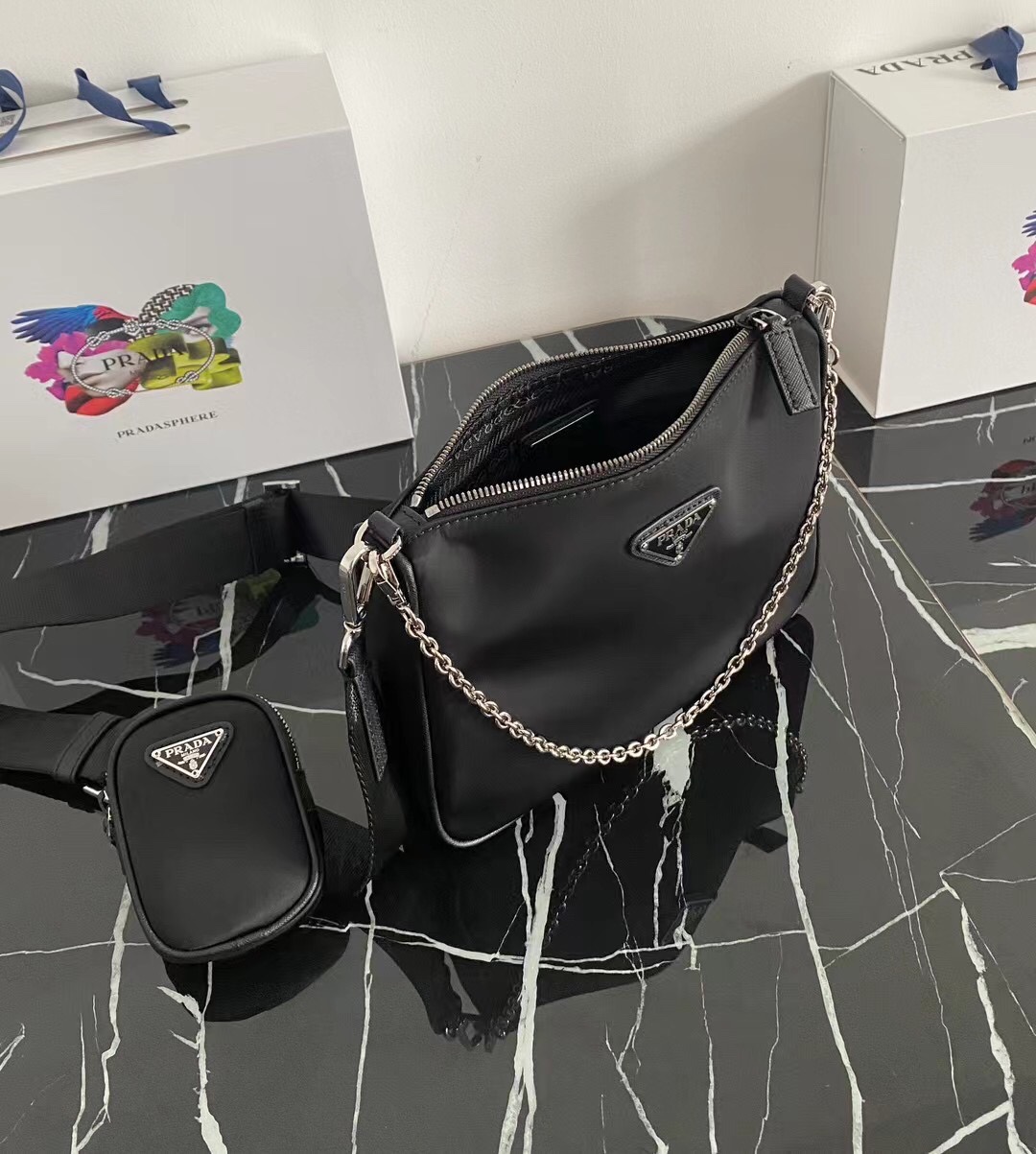 Prada Luxury Designer Handbag Shoulder Crossbody Bag crafted in premium 8
