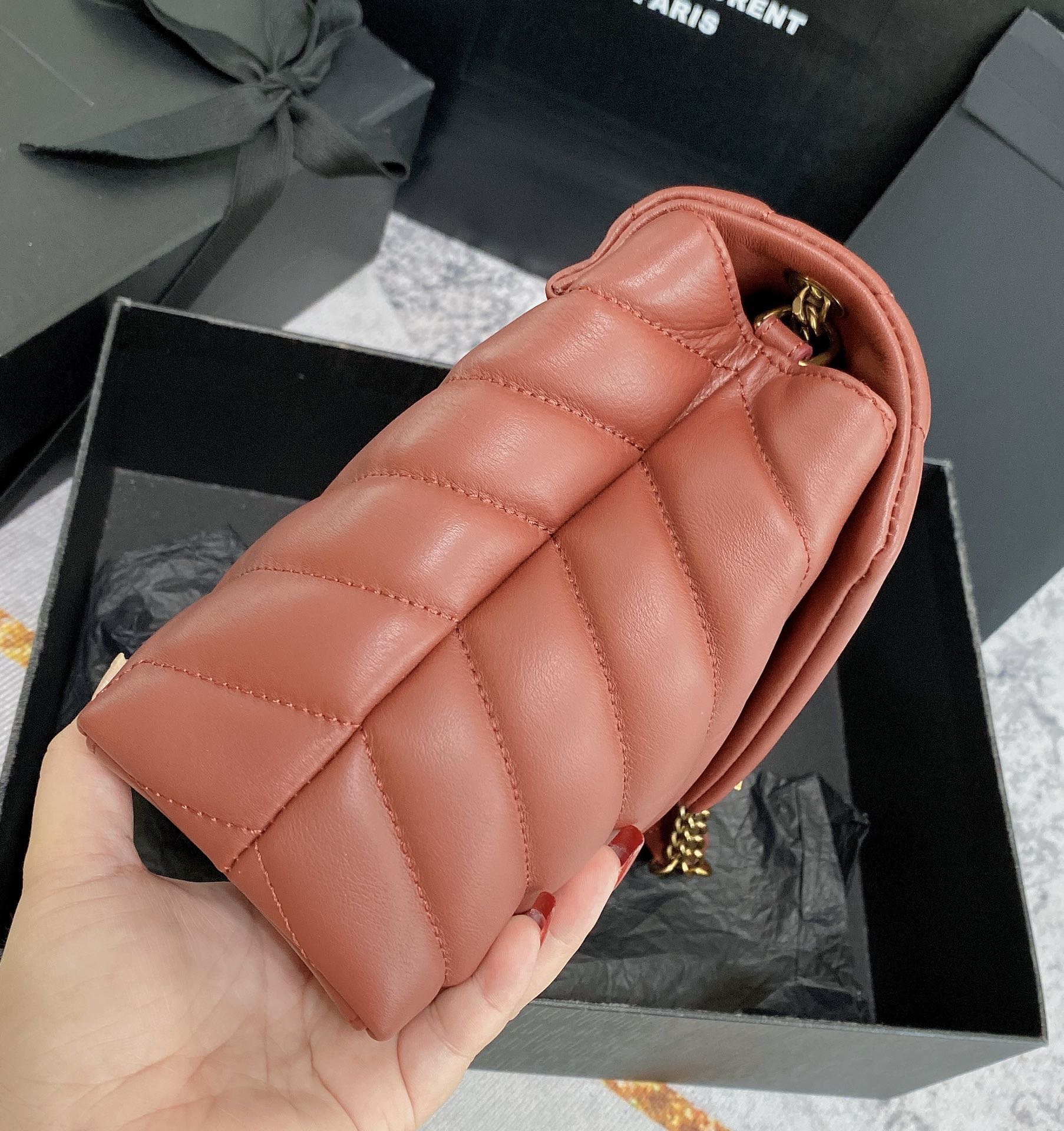 Saint Laurent Haute Couture Classic Luxury Handbag Shoulder Crossbody 4