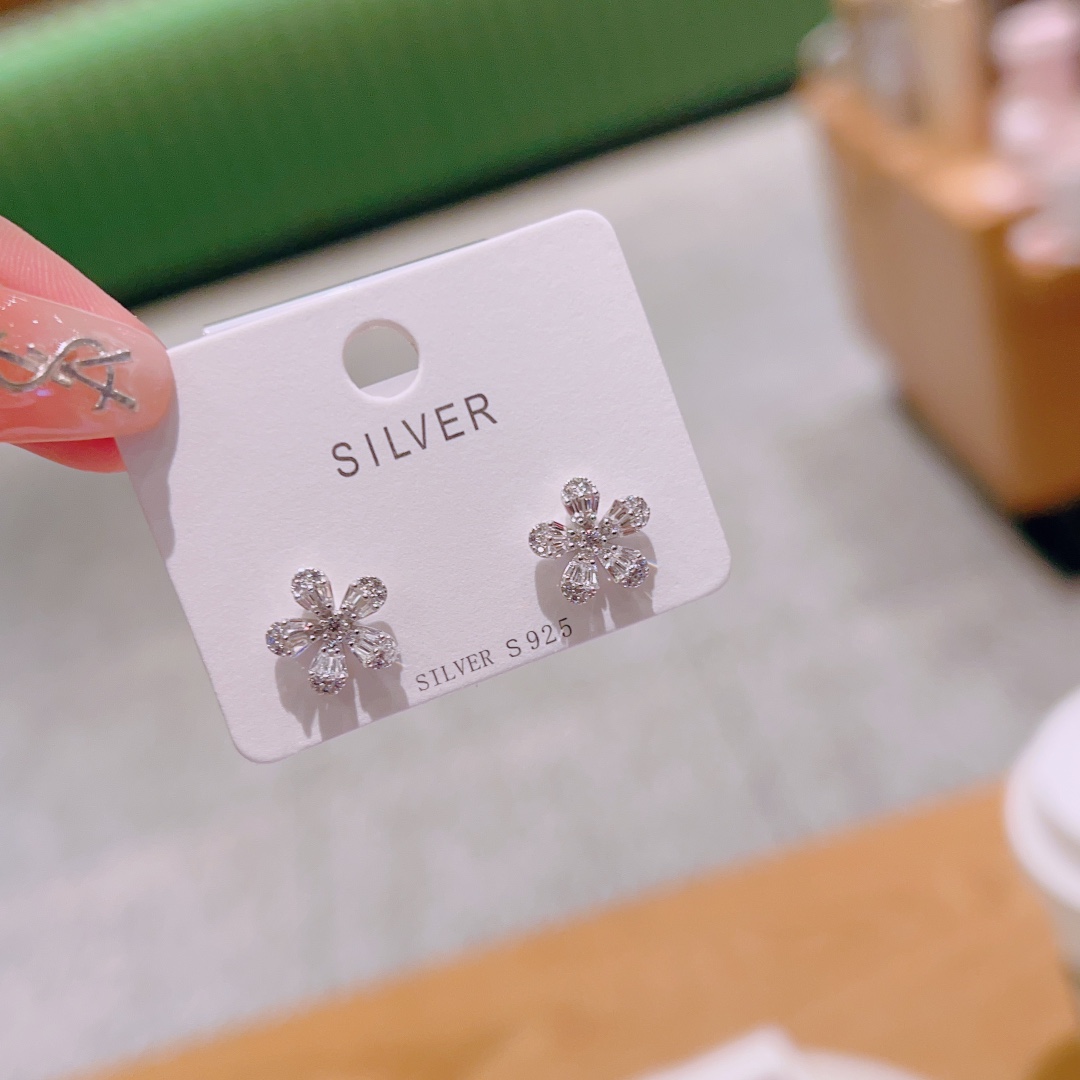 Nickel Free Silver Earrings Elegant Wedding Favor Silver