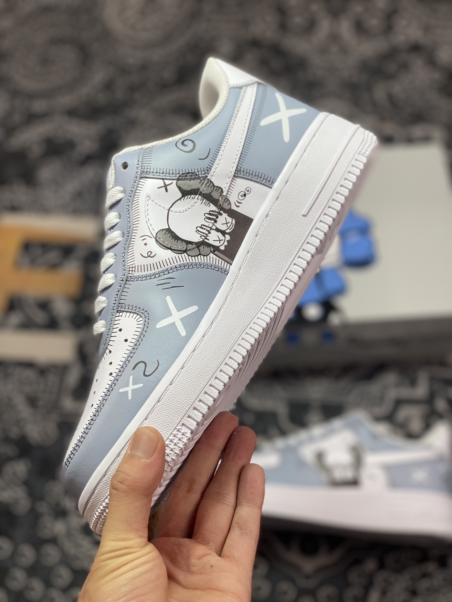 260 原装级别 Kaws×Nike Air Force 1 Low’07 小熊XX联名配色 CW2288-111