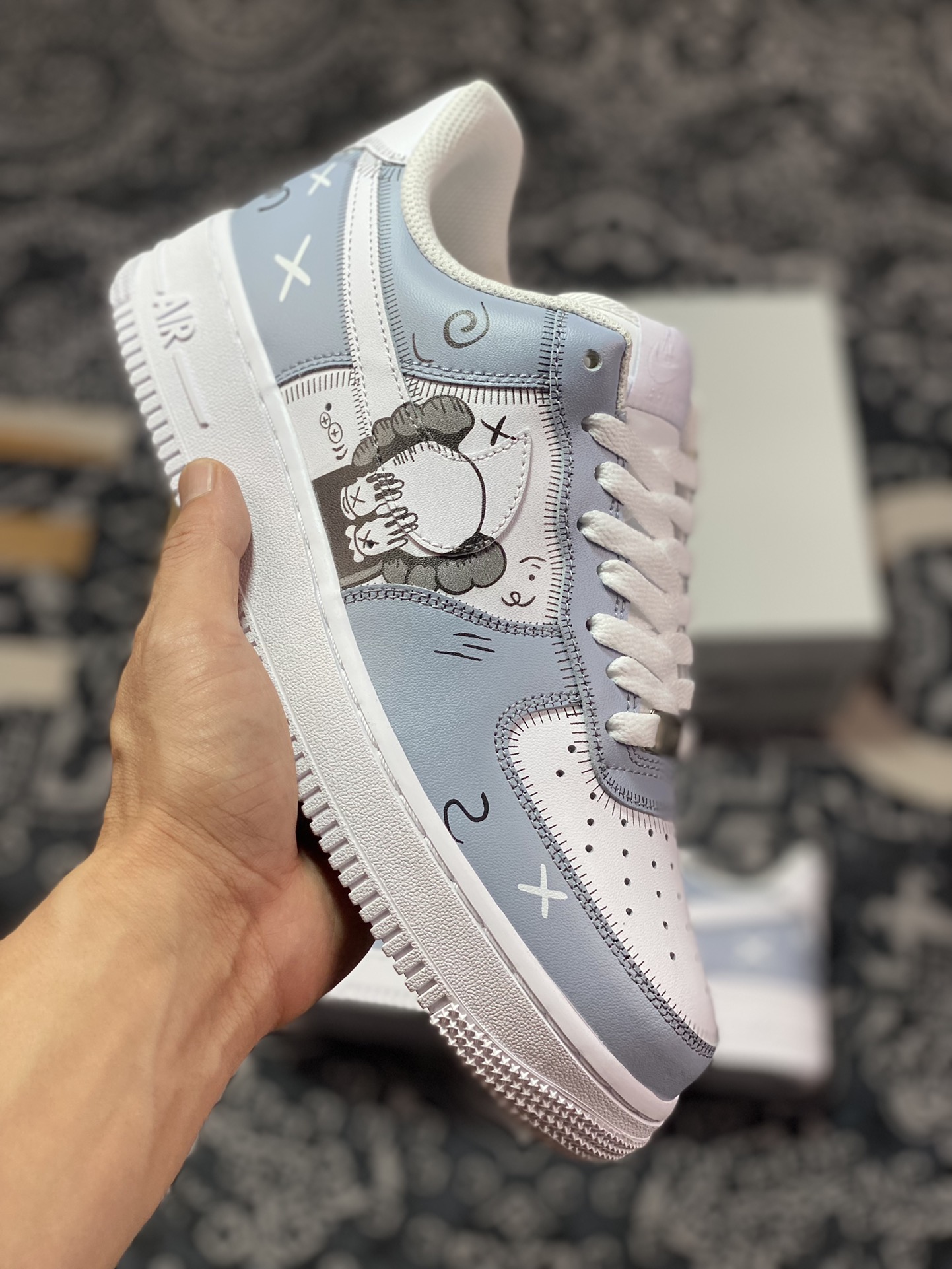 260 原装级别 Kaws×Nike Air Force 1 Low’07 小熊XX联名配色 CW2288-111