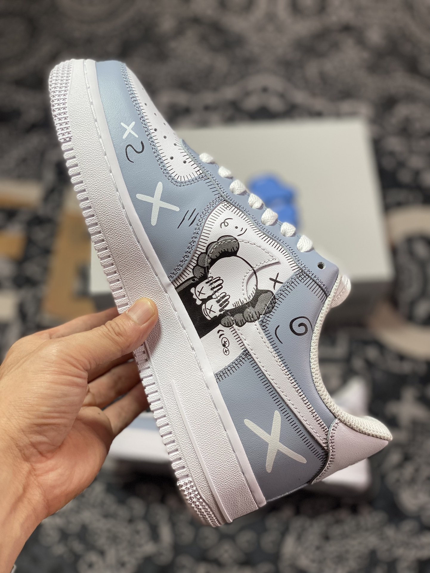260 原装级别 Kaws×Nike Air Force 1 Low’07 小熊XX联名配色 CW2288-111