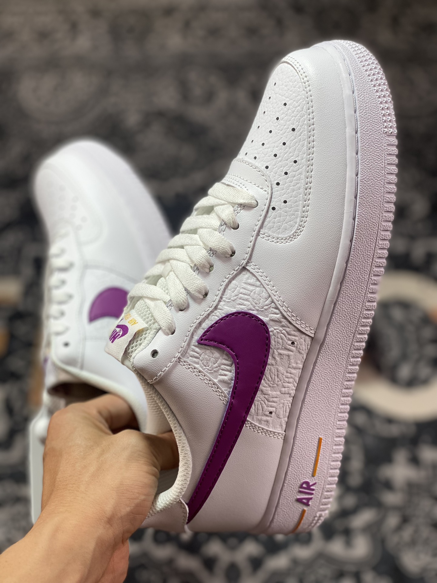 200 原装级别 Air Force 1 ‘07 Low 白紫 FJ4209-100