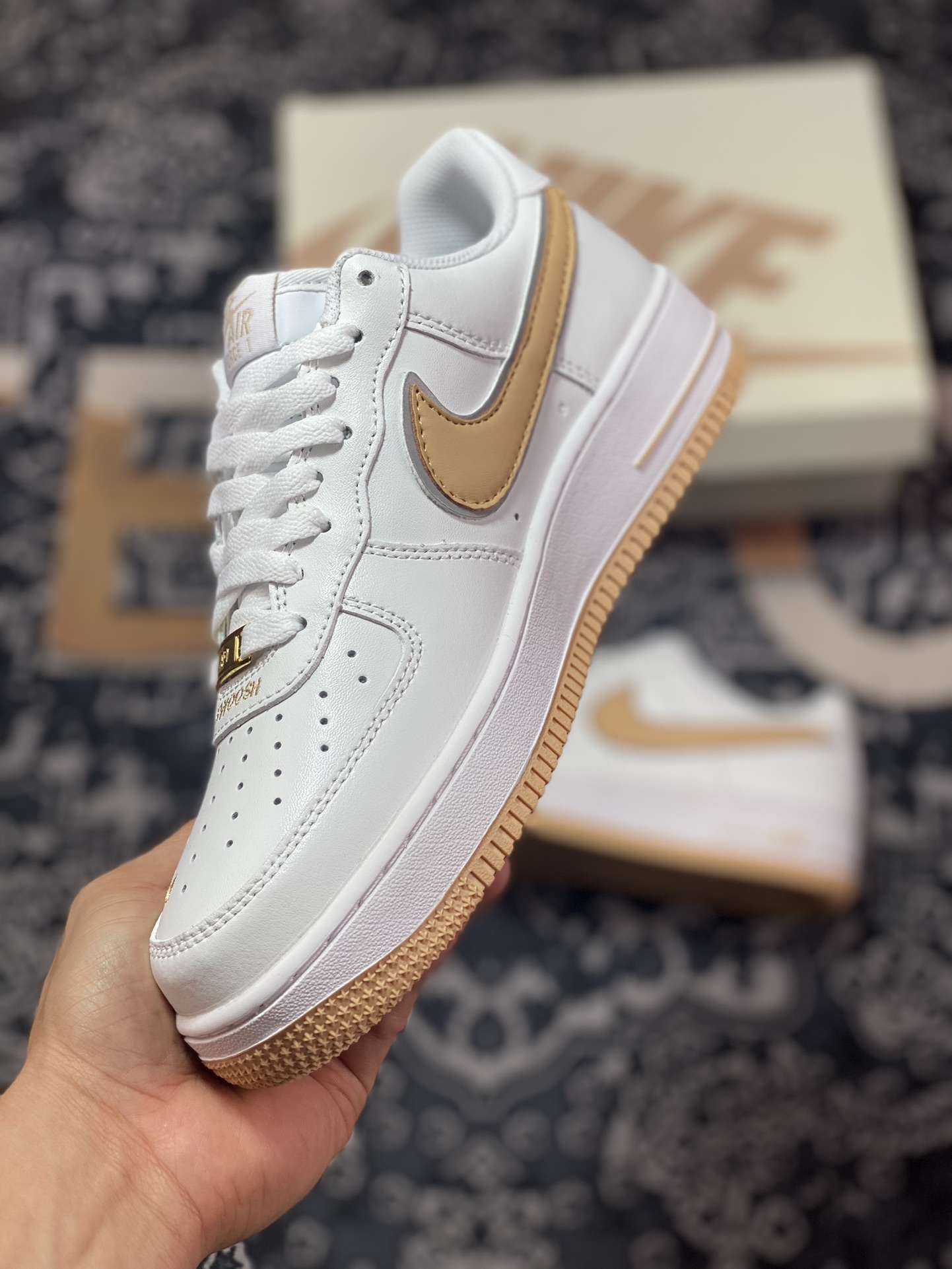 220 原装级别 Air Force 1 ‘07 Low 白卡其钩 CV5696-967