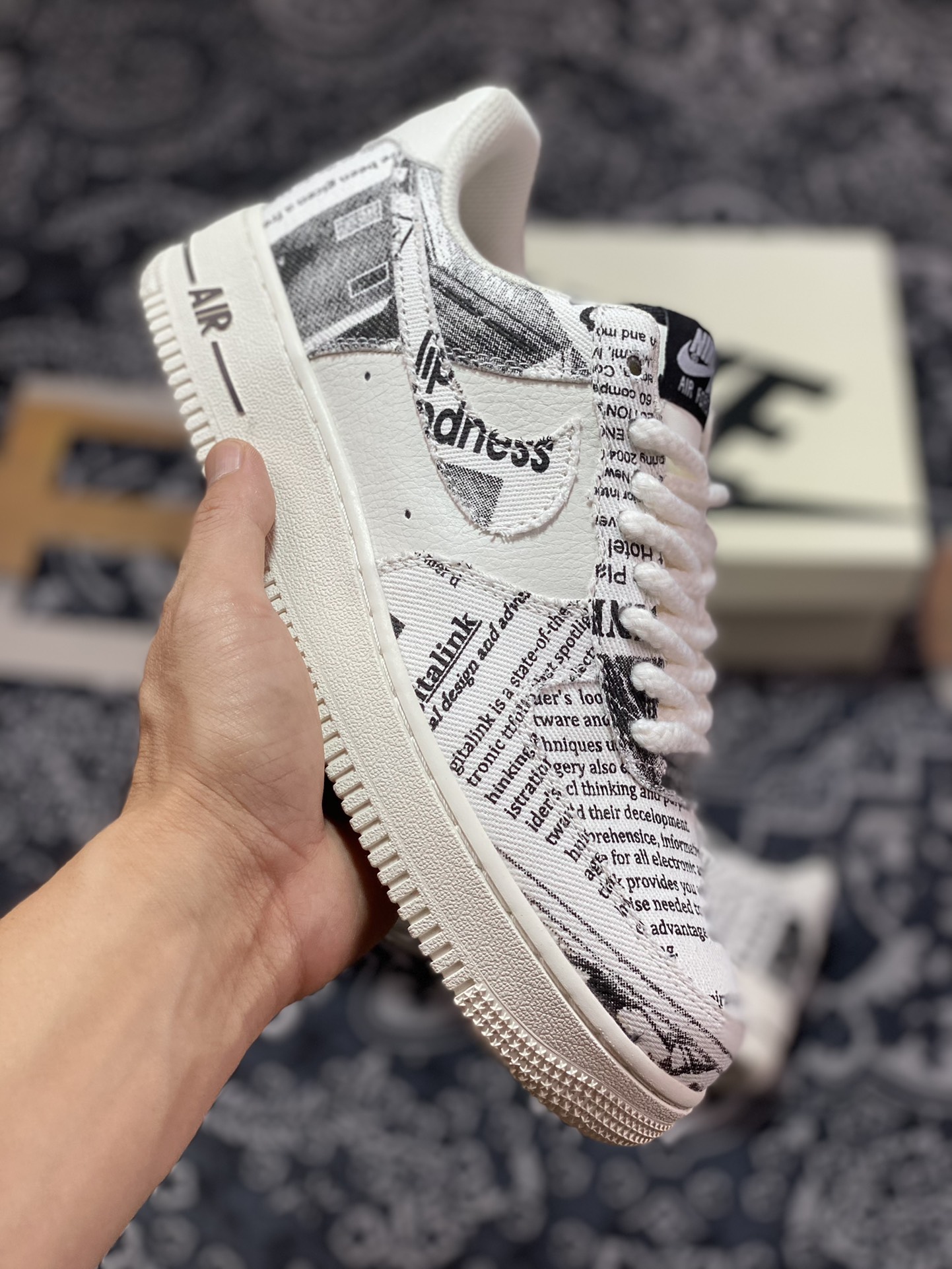 240 原装级别 Air Force 1 ‘07 Low 黑白电影 FB0607-033