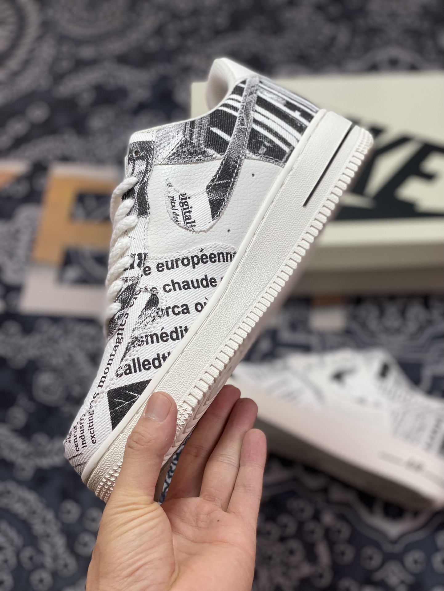 240 原装级别 Air Force 1 ‘07 Low 黑白电影 FB0607-033