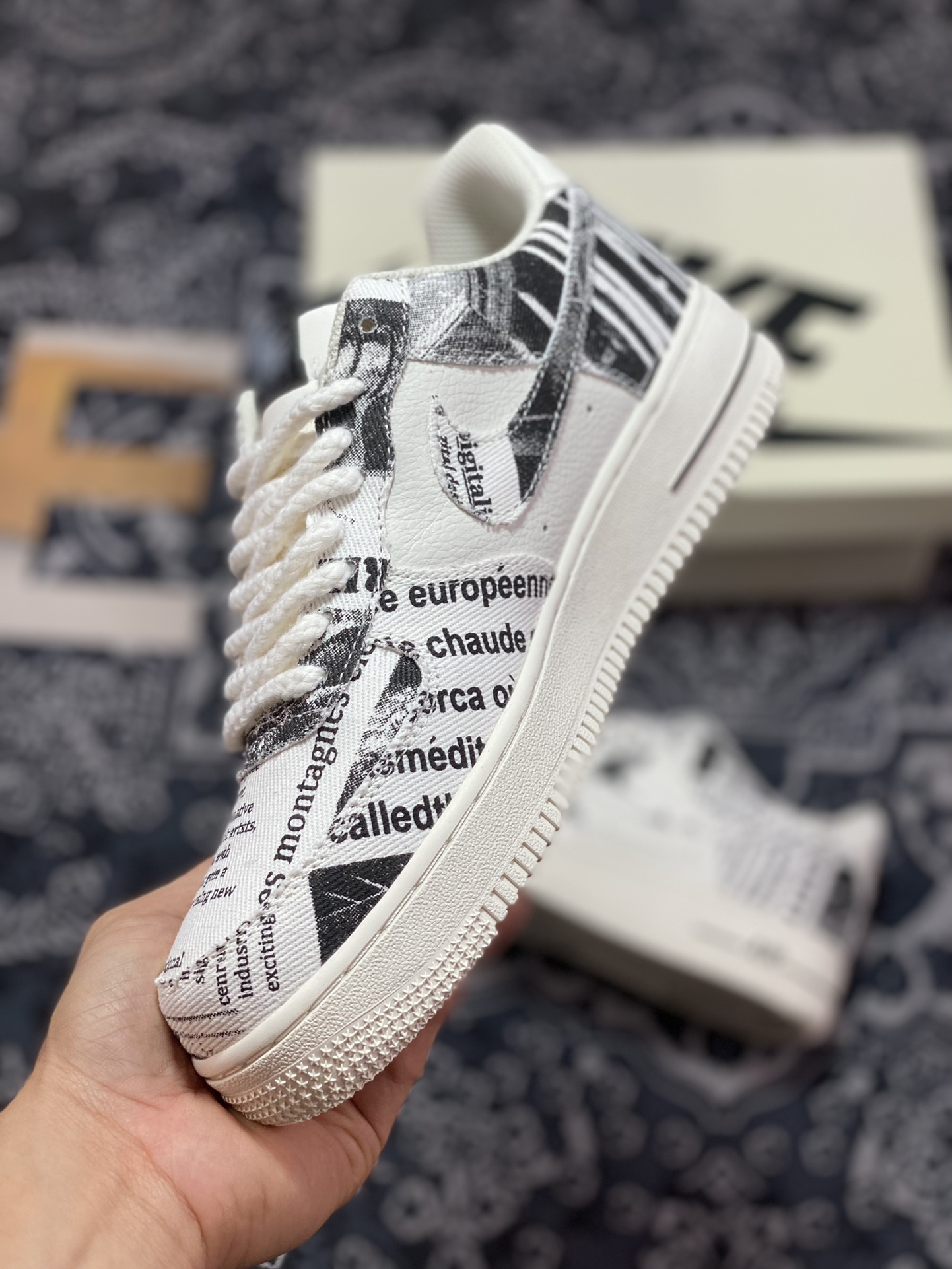 240 原装级别 Air Force 1 ‘07 Low 黑白电影 FB0607-033