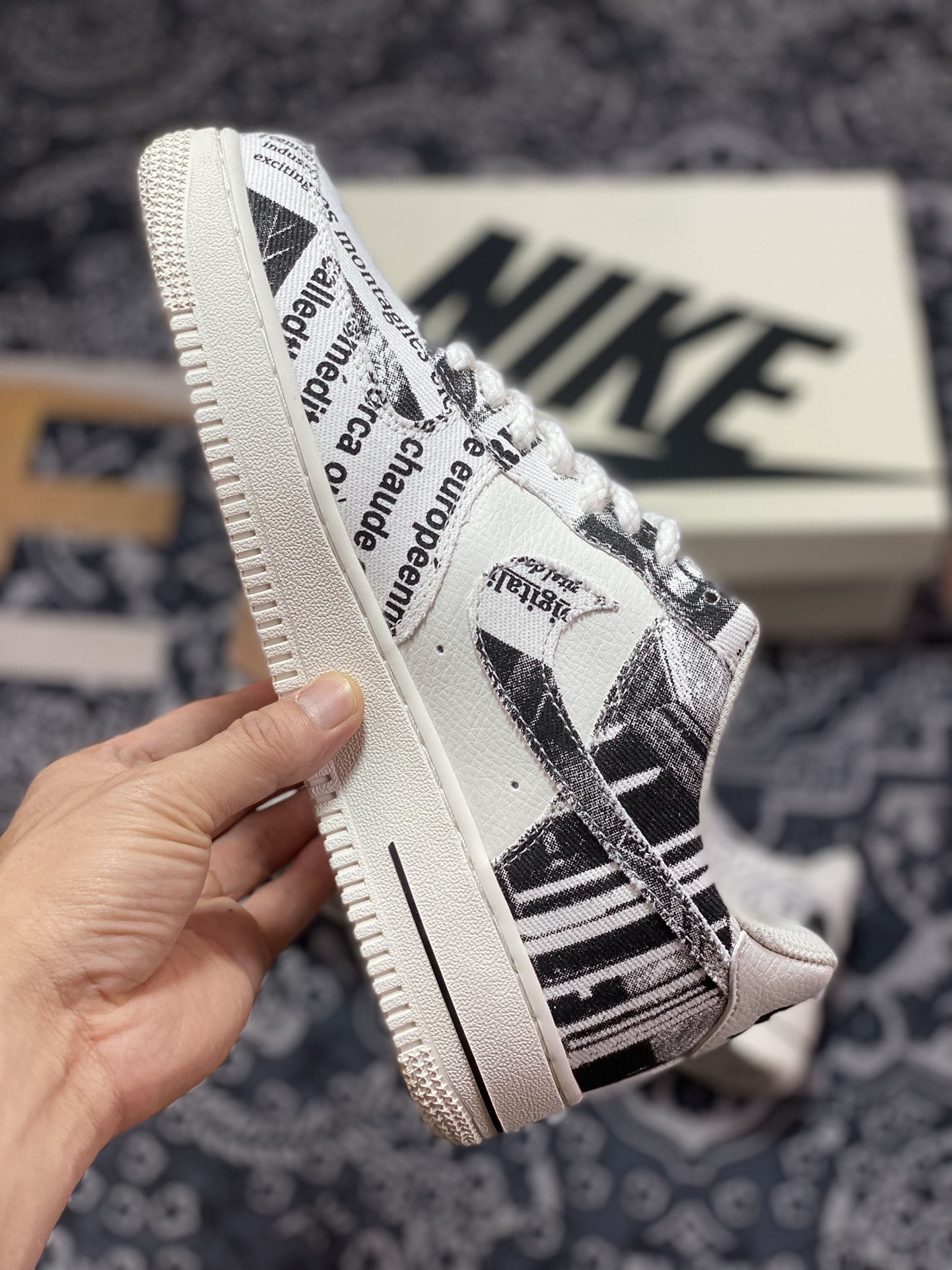 240 原装级别 Air Force 1 ‘07 Low 黑白电影 FB0607-033