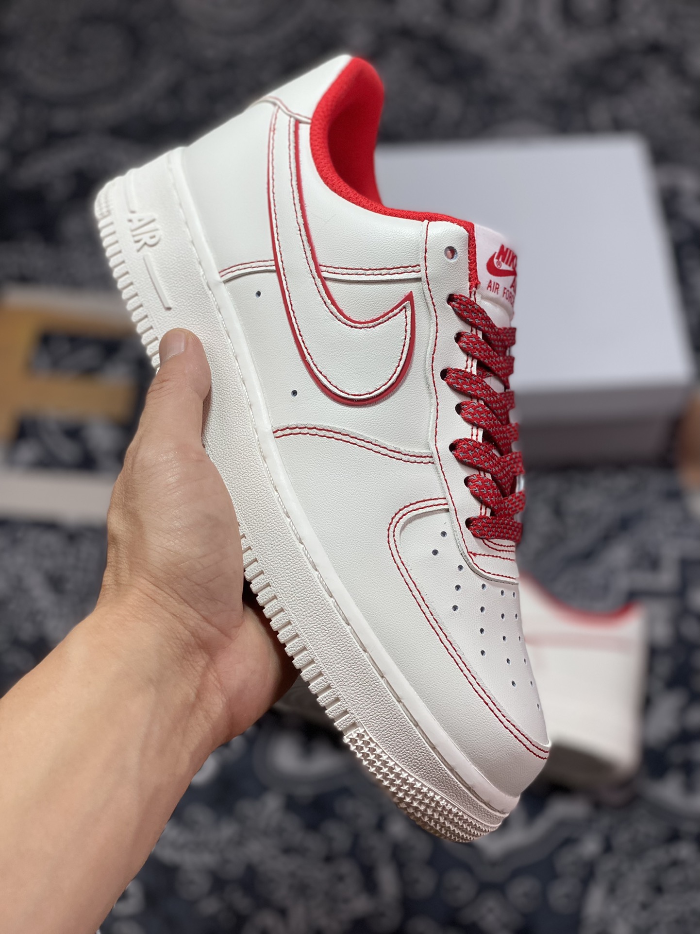 200 Air Force 1 ‘07 Low 兔八哥白红3M 原楦头原纸板 315122-707