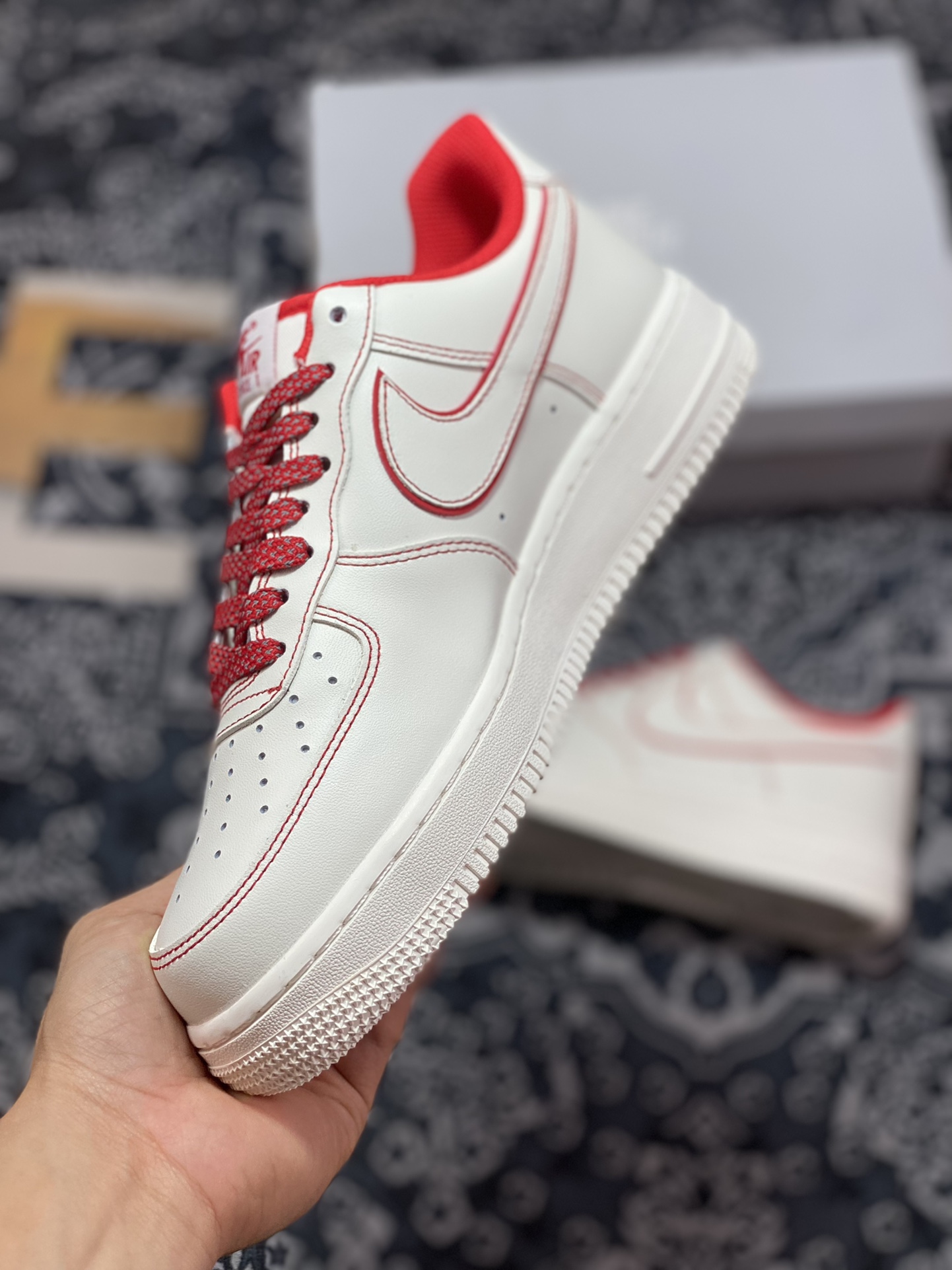 200 Air Force 1 ‘07 Low 兔八哥白红3M 原楦头原纸板 315122-707