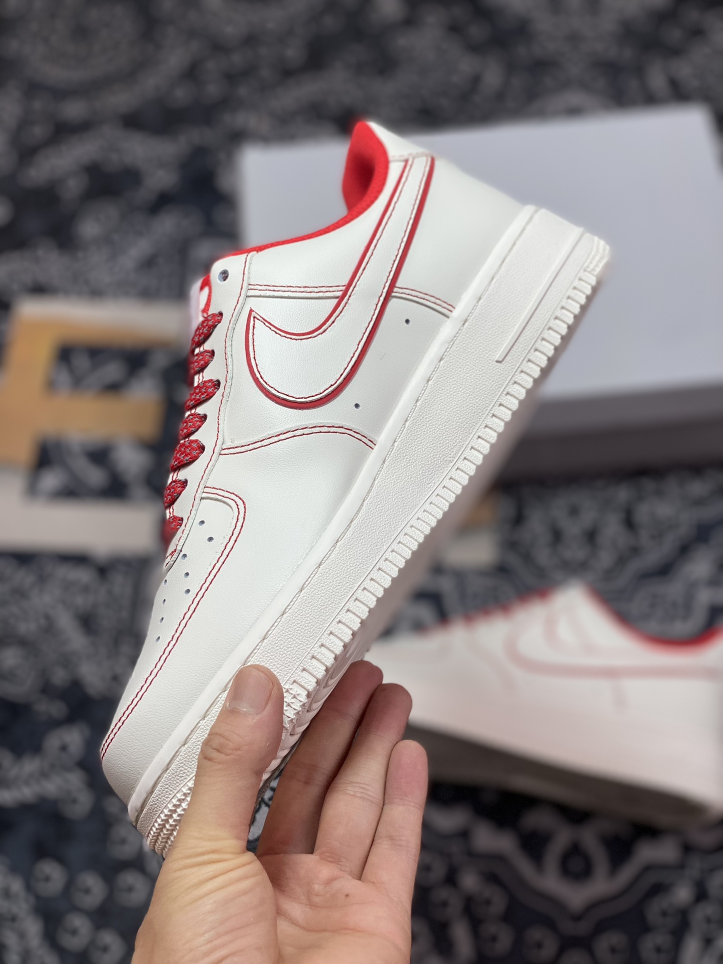 200 Air Force 1 ‘07 Low 兔八哥白红3M 原楦头原纸板 315122-707
