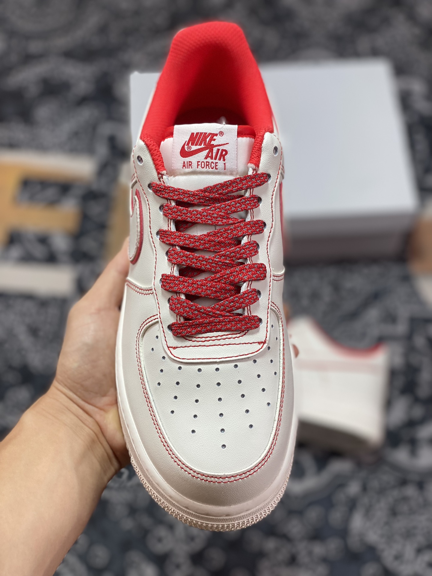 200 Air Force 1 ‘07 Low 兔八哥白红3M 原楦头原纸板 315122-707
